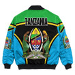 GetteeStore Clothing - Tanzania Active Flag Bomber Jacket A35
