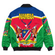 GetteeStore Clothing - Namibia Active Flag Bomber Jacket A35