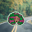 Gettee Store Ornament - AKA Sorority Head Girl Letter Acrylic Car Ornament A35