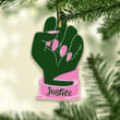 Gettee Store Ornament - AKA Sorority Justice Mica Ornament A35