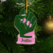 Gettee Store Ornament - AKA Sorority Justice Mica Ornament A35