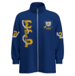 Getteestore Stand-up Collar Zipped Jacket - Sigma Gamma Rho Blue Pearl A31