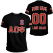 Getteestore T-shirt - (Custom) Alpha Omega Psi Military (Black) Letters A31