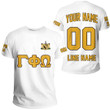 Getteestore T-shirt - (Custom) Gamma Phi Omega Fraternity (White) Letters A31