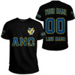 Getteestore T-shirt - (Custom) Alpha Nu Omega (Black) Letters A31