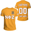 Getteestore T-shirt - (Custom) Nu Phi Zeta Fraternity (Yellow) Letters A31