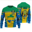 GetteeStore Clothing - Gabon Active Flag Knitted Sweater A35