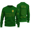 Getteestore Knitted Sweater - (Custom) Chi Eta Phi Sorority (Green) Letters A31