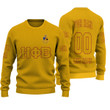 Getteestore Knitted Sweater - (Custom) Eta Phi Beta Sorority (Yellow) Letters A31
