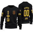 Gettee Store Knitted Sweater - (Custom) Iota Phi Theta Black Knitted Sweater A35