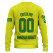 Gettee Store Knitted Sweater - (Custom) Chi Eta Phi Lemon Yellow Knitted Sweater A35