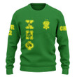 Gettee Store Knitted Sweater - (Custom) Chi Eta Phi Pea Green Knitted Sweater A35
