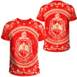 GetteeStore Clothing - Delta Sigma Theta Floral Pattern T-shirt A35