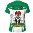 GetteeStore Clothing - Nigeria Active Flag T-Shirt A35