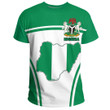 GetteeStore Clothing - Nigeria Active Flag T-Shirt A35