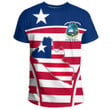GetteeStore Clothing - Liberia Active Flag T-Shirt A35