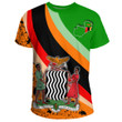 GetteeStore Clothing - Zambia Special Flag T-shirts A35