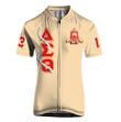 Getteestore Women's Raglan Cycling Jersey - Delta Sigma Theta Cream Pearl A31