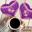 Gettee Store Coasters (Sets of 6) - Coasters KEY Stylized A35