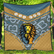 Gettee Store Quilt -  Quilt Mu Beta Phi Lion Stylized A35