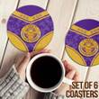 Gettee Store Coasters (Sets of 6) -  Omega Psi Phi Bulldog Stylized Coasters | Gettee Store
