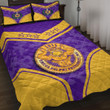 Gettee Store Quilt Bed Set -  Omega Psi Phi Bulldog Stylized Quilt Bed Set | Gettee Store
