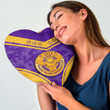 Gettee Store Heart Shaped Pillow - Heart Shaped Pillow Omega Psi Phi Bulldog Stylized A35