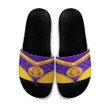 Gettee Store Slide Sandals -  Omega Psi Phi Bulldog Stylized Slide Sandals | Gettee Store
