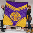 Gettee Store Quilt -  Quilt Omega Psi Phi Bulldog Stylized A35