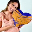 Gettee Store Heart Shaped Pillow -  Sigma Gamma Rho Poodle Stylized Heart Shaped Pillow | Gettee Store

