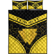 Getteestore Quilt Bed Set -  Quilt Bed Set Tau Gamma Phi Stylized A35