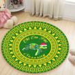 Getteestore Round Carpet  - Chi Eta Phi Turtle Christmas A31
