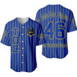 Getteestore Clothing - (Custom) Tau Beta Sigma Band Sorority (White) Pin Striped Baseball Jersey A31