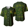 Getteestore Clothing - (Custom) Phi Eta Psi Fraternity Pin Striped Baseball Jersey A31