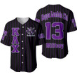 Getteestore Clothing - (Custom) KLC Military Fraternity Pin Striped Baseball Jersey A31
