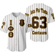 Getteestore Clothing - (Custom) Iota Phi Theta Fraternity Pin Striped Baseball Jersey A31