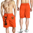 Getteestore Men Short - Malik Fraternity (Orange) A31