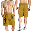 Getteestore Men Short - Alpha Phi Alpha Fraternity (Old Gold) A31
