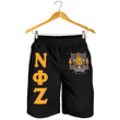 Getteestore Men Short - Nu Phi Zeta Fraternity (Black) A31