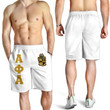Getteestore Men Short - Alpha Phi Alpha Fraternity (White) A31