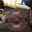 Getteestore Round Carpet  - Sigma Xi Rho Fraternity African Pattern A31