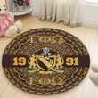 Getteestore Round Carpet  - Gamma Phi Omega Fraternity African Pattern A31