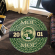 Getteestore Round Carpet  - Mu Omicron Gamma Christian Fraternity African Pattern A31