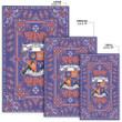 Getteestore Area Rug - Psi Rho Phi Military Fraternity Vintage Paisley Pattern A31