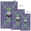 Getteestore Area Rug - Theta Pi Psi Fraternity Vintage Paisley Pattern A31