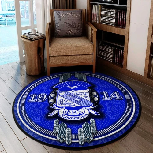 Phi Beta Sigma Fraternity Round Carpet J0