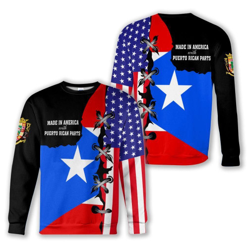 Encanto Rican Shirt - Puerto Rico Flag Sweatshirt J4