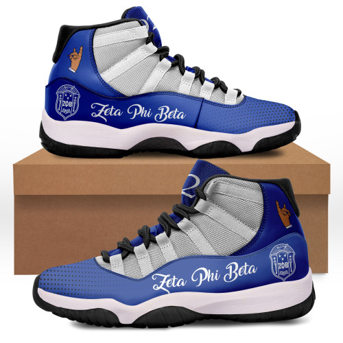 Getteestore Shoe - Zeta Phi Beta Sneakers J.11 A31
