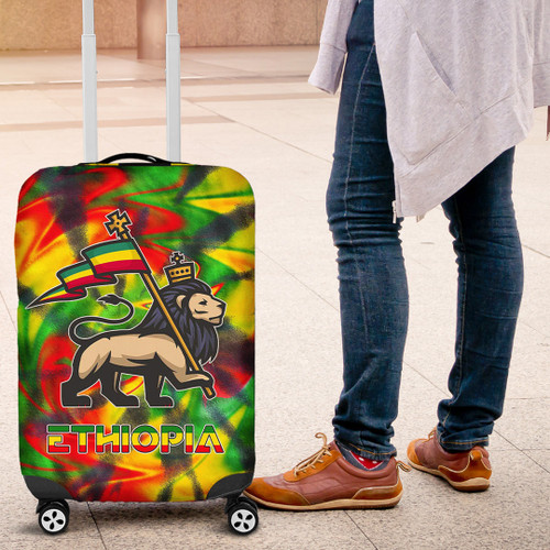 1sttheworld Luggage Covers - Ethiopia 3D Pattern Luggage Covers A35