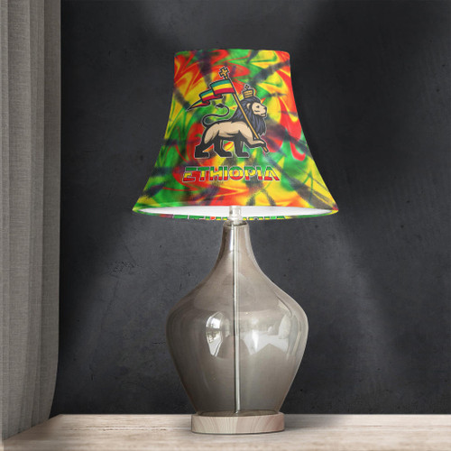 1sttheworld Bell Lamp Shade - Ethiopia 3D Pattern Bell Lamp Shade A35